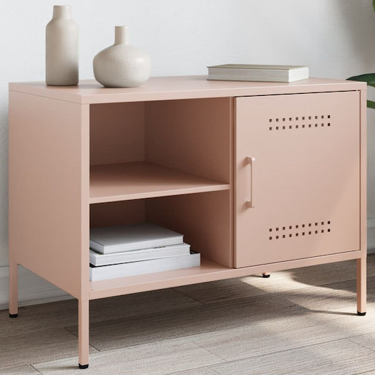 TV-Ständer Metall Rosa M68xT39xH50.5cm