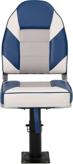 Boat Seat Set 2 Pieces High Back Folding 3284328