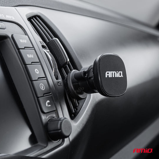 AMiO Suport Auto pentru Telefon cu magnet Neagră