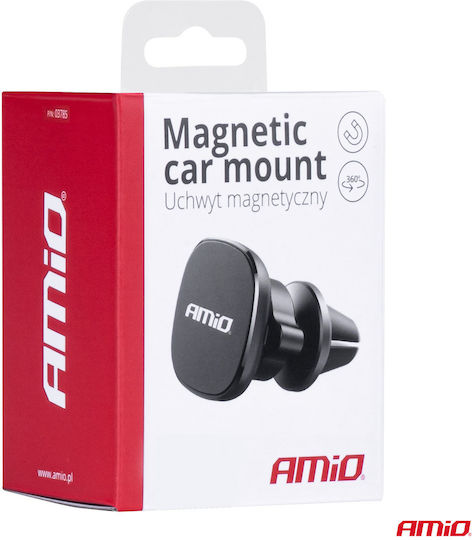 AMiO Suport Auto pentru Telefon cu magnet Neagră