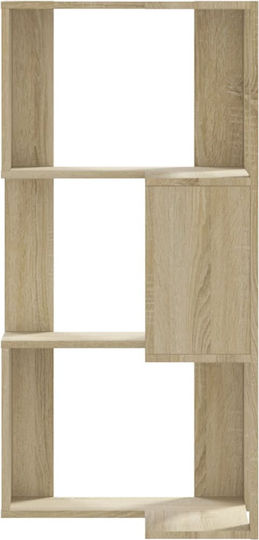 Corner Bookcase Brown 50x50x102cm