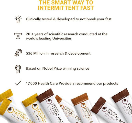 Prolon Fasting Bar Μπάρες Πρωτεΐνης με Γεύση Σοκολάτα 12x40gr