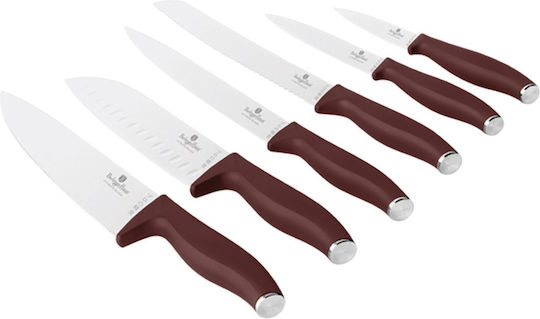 Berlinger Haus Collection Knife Set Made of Stainless Steel 6 Pieces