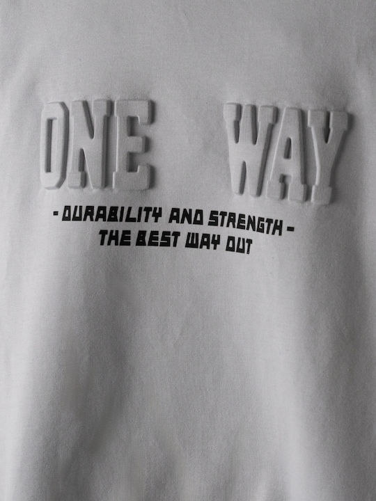 Hashtag Детска Блуза Дълъг ръкав сив One Way