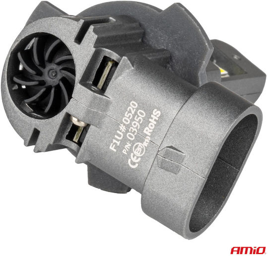 AMiO Λάμπες Αυτοκινήτου X5 Winger HIR2-9012 Canbus LED 6000K Ψυχρό Λευκό 12V 50W 2τμχ
