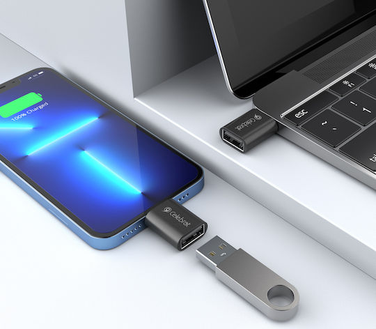 Celebrat Konverter USB-A weiblich zu USB-C männlich 1Stück CA-04