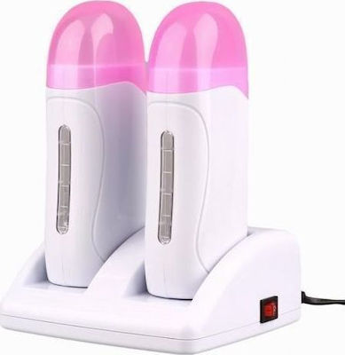 Eurostil Pollie Double Wax Warmer with Stand 30W White/Pink