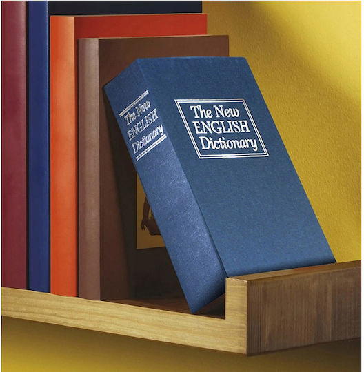 Verk Group Money Hiding Book with Lock 24x24x24cm