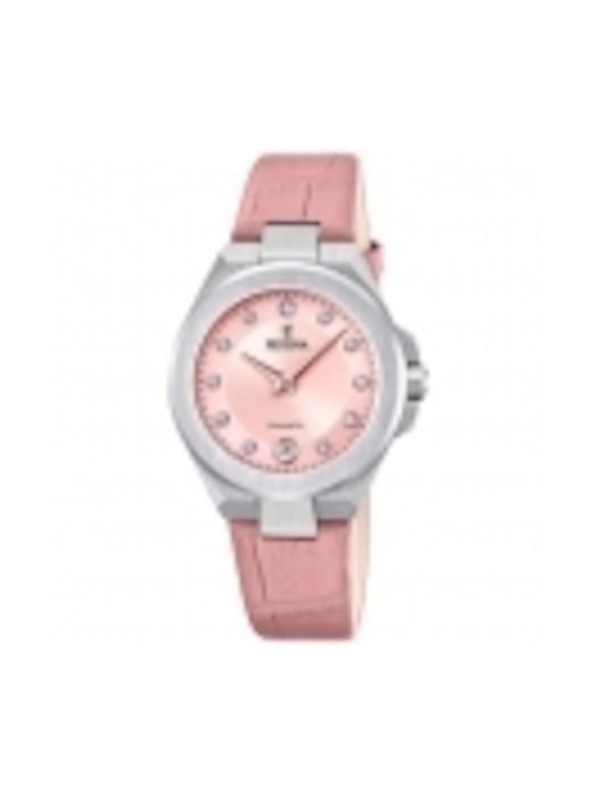 Festina Watch with Pink Leather Strap