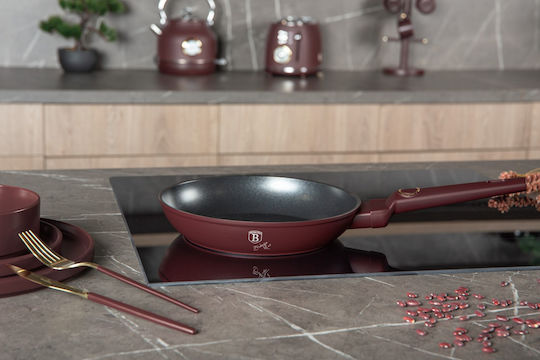 Berlinger Haus Titanpro Leonardo Collection Aluminum Pan with Lid with Non-Stick Interior Coating 24cm