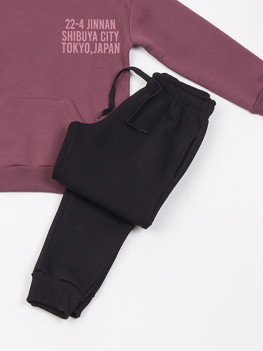 Trax Kinder Sweatpants Set - Jogginganzug Burgundy 2Stück