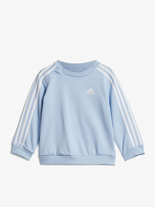 Essentials 3-Stripes Kinder Sweatpants Set Hellblau 3Stücke