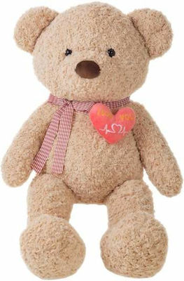 BigBuy Plush Bear Old Heart 95 cm (Various Designs) 1pc