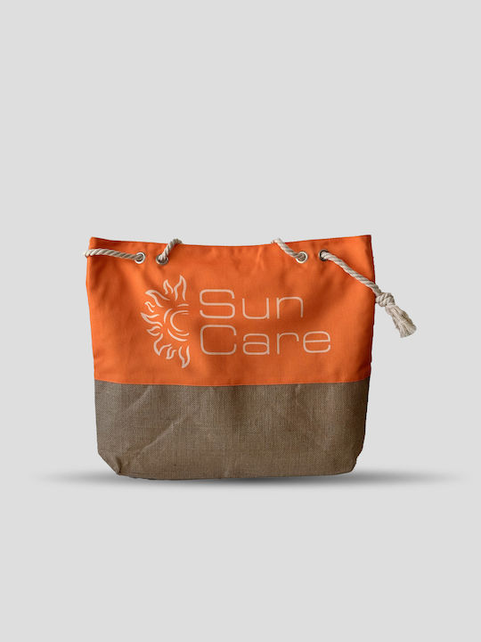 Kyana Fabric Beach Bag Orange