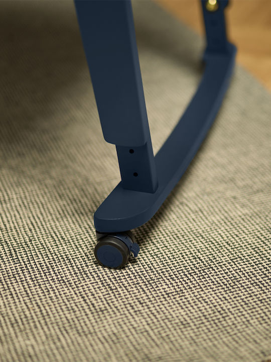 Snuz Λίκνο Snuzpod Studio London με Στρώμα και Πλαϊνό Άνοιγμα Navy Μπλε