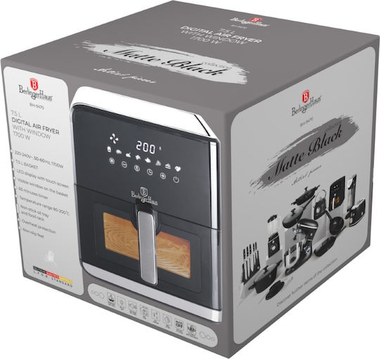 Berlinger Haus Air Fryer 7.5lt Μαύρο BH-9470