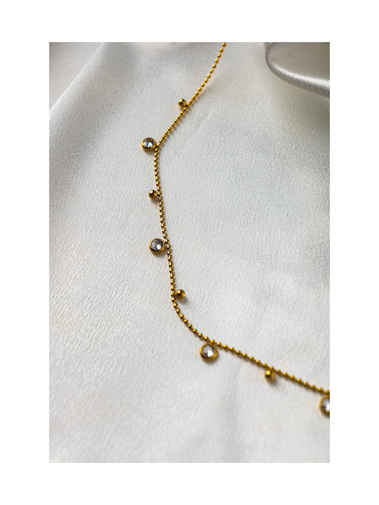 Necklace from Gold Plated Steel