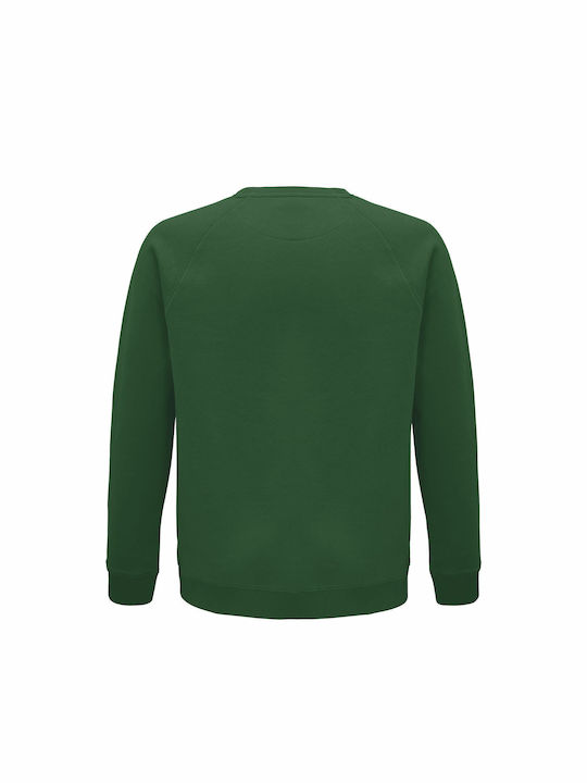 Sweatshirt Unisex Organic " Everyone Is An Alien Somewhere Coldplay " Dark Green