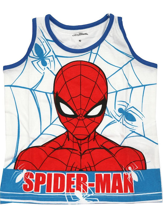 Marvel Παιδική Πιτζάμα Καλοκαιρινή Μπλε