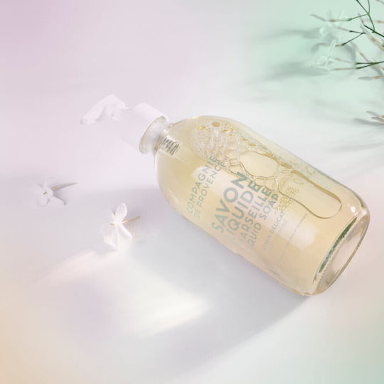Compagnie De Provence Soft Jasmine Extra Pur Marseille Oil for Shower with Almond and Jasmine Scent 495ml