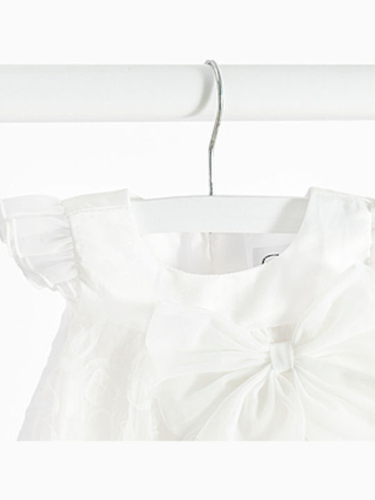 Kinderkleid Kurzärmelig Weiß