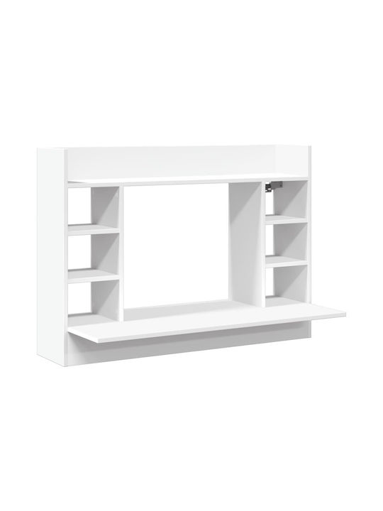 Γραφείο Ξύλινο Λευκό 105x48x75εκ.
