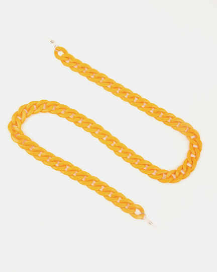 Rock Club Yellow Glasses Chain