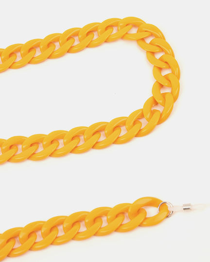 Rock Club Yellow Glasses Chain