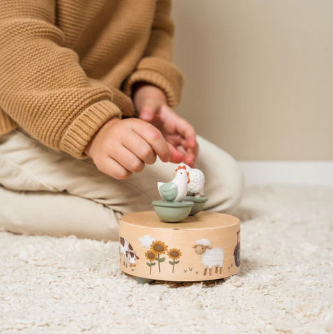 Little Dutch Wooden Music Box Little Farm