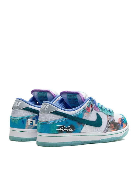 SB Dunk Low X Futura Laboratories Sneakers Bleached Aqua