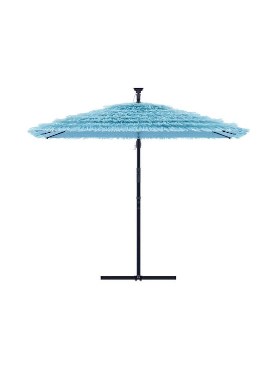 Umbrelă Suspendată Pătrată Metalică Albastră 2.69x2.69xÎnălțime2.35m