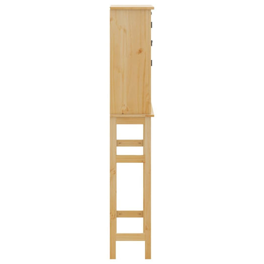 vidaXL Ντουλάπι Μπάνιου Πλυντηρίου 85x29x165cm Καφέ