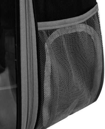 Purlov Backpack for Carrying Dog / Cat up to 10kg Black L41xW35xH24cm