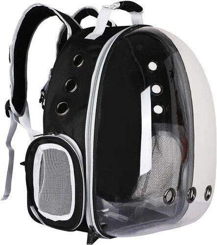 Purlov Backpack for Carrying Dog / Cat up to 10kg Black L41xW35xH24cm