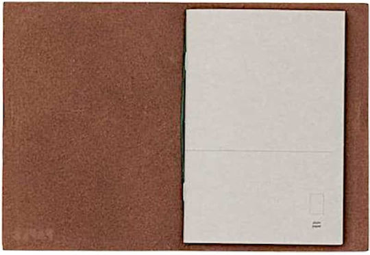 Paper Republic Notizbuch mit Gummiband Braun