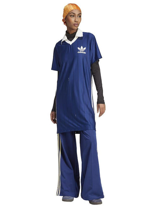 Dress Καλοκαιρινό Mini Αθλητικό Φόρεμα Κοντομάνικο Dkblue