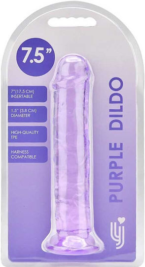 Loving Joy Dildo realist Cu ventuză Violet 19cm