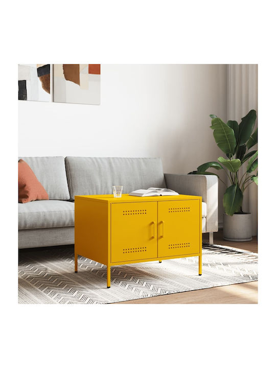 Rectangular Side Table MUSTAARDI L68xW50xH50.5cm