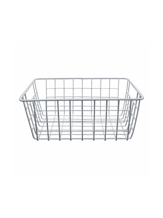 Uncle George Storage Basket White 29x22x12cm 1pcs