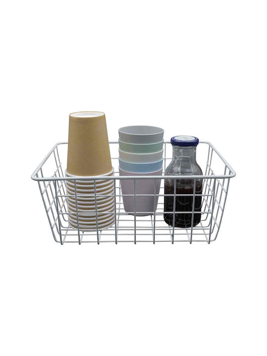 Uncle George Storage Basket White 29x22x12cm 1pcs