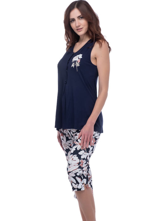 Secret Point Set Summer Women's Pajamas Floral