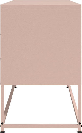 TV-Ständer Metall Rosa M36xT39xH123cm