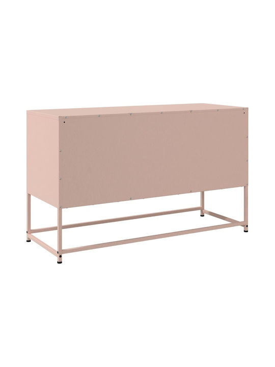 Έπιπλο Τηλεόρασης Μεταλλικό Ροζ Μ36xΠ39xΥ123cm