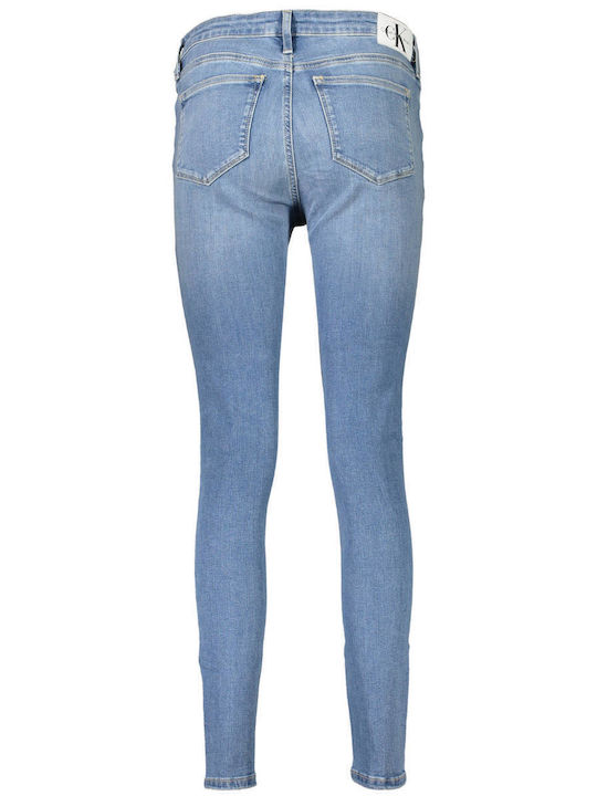 Calvin Klein Damenjeanshose in Enger Passform Light Blue