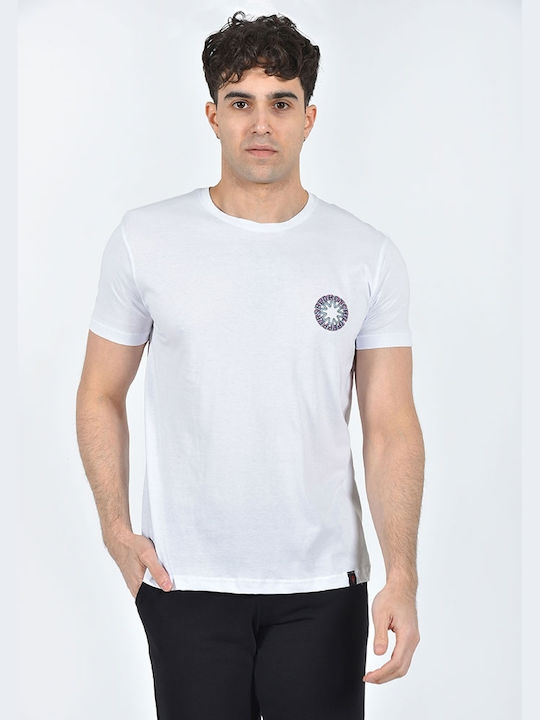 Clever Men's Short Sleeve T-shirt White