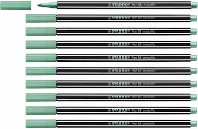 Stabilo Pen 68 Ακρυλικοί Μαρκαδόροι Metallic 10τμχ