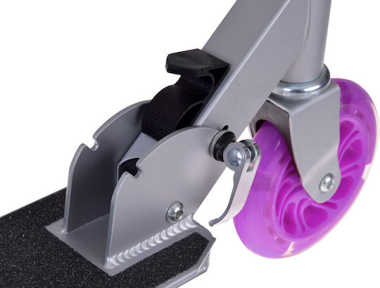 Jokomisiada Kinderroller Klappbar City Scooter 2-Rad Lila