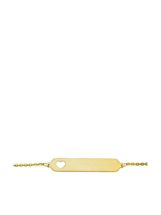 Savvas Design Brățară Identitate Aur 14K