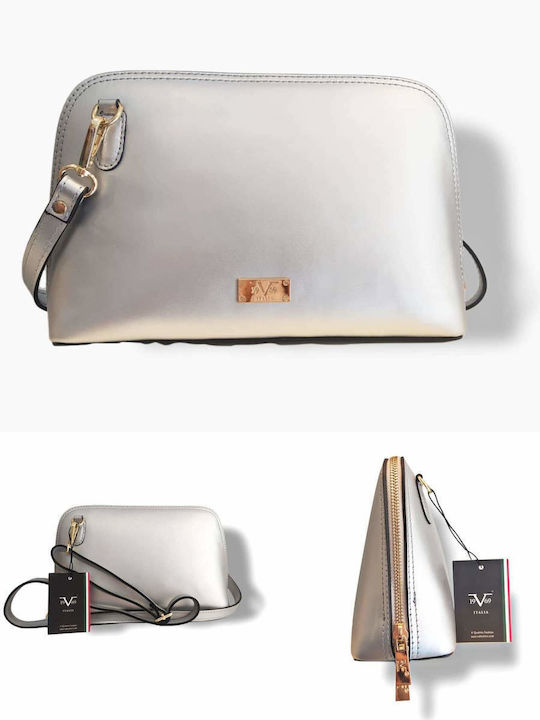 19V69 Leather Women's Bag Crossbody Silver