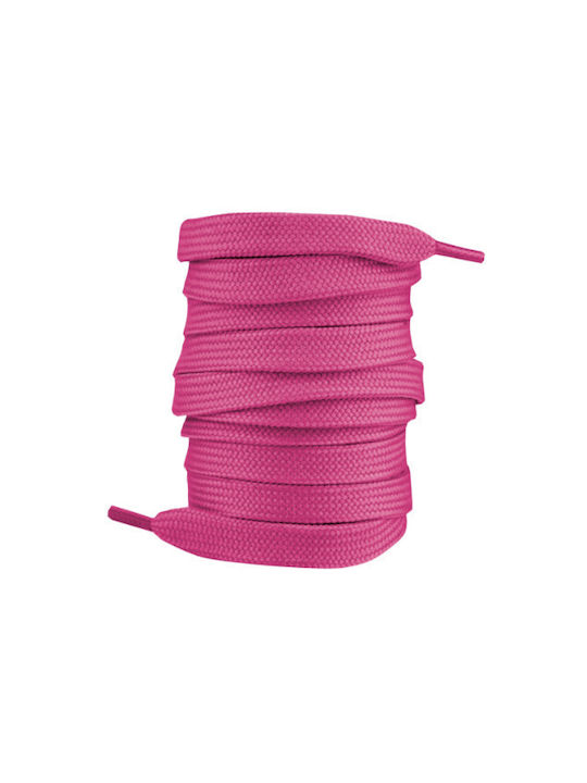 Bergal Sneaker Laces Fuchsia 120cm Width 7mm Made of Durable Polyester